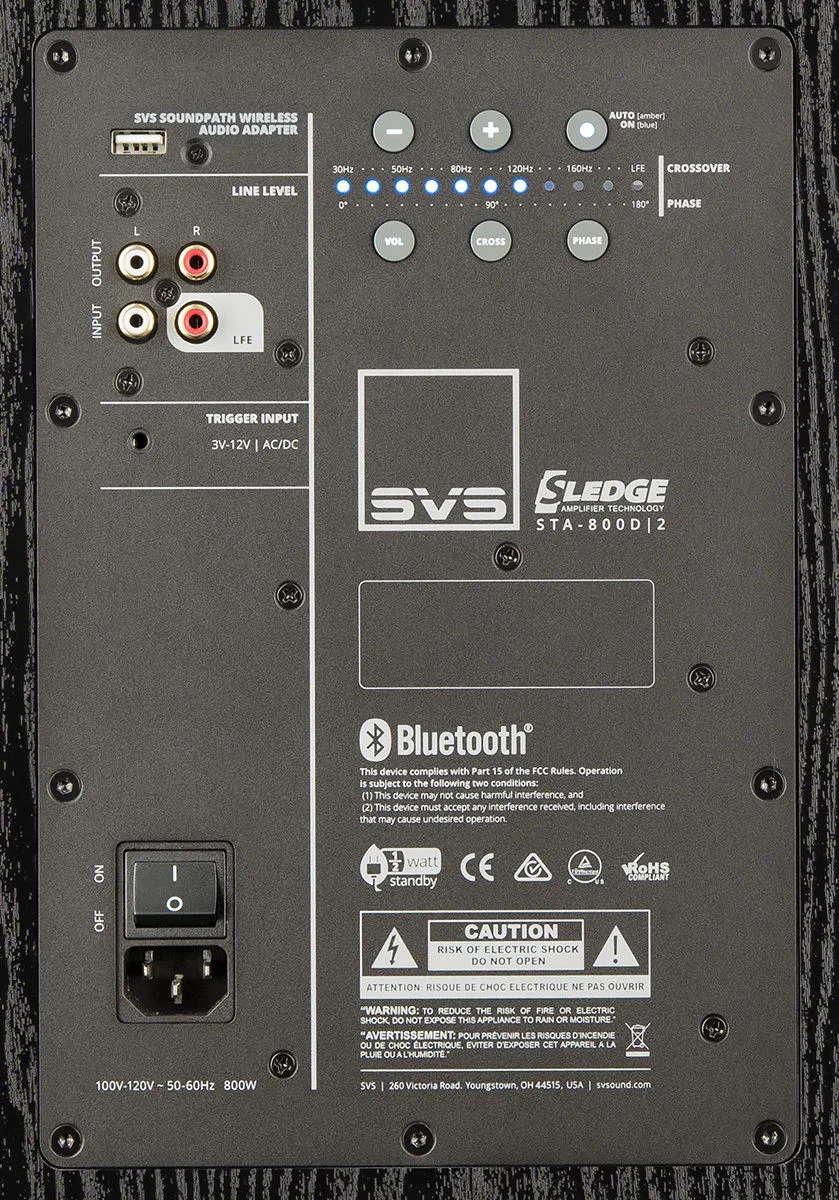 SVS PB-3000 Bois noir Caissons de basses