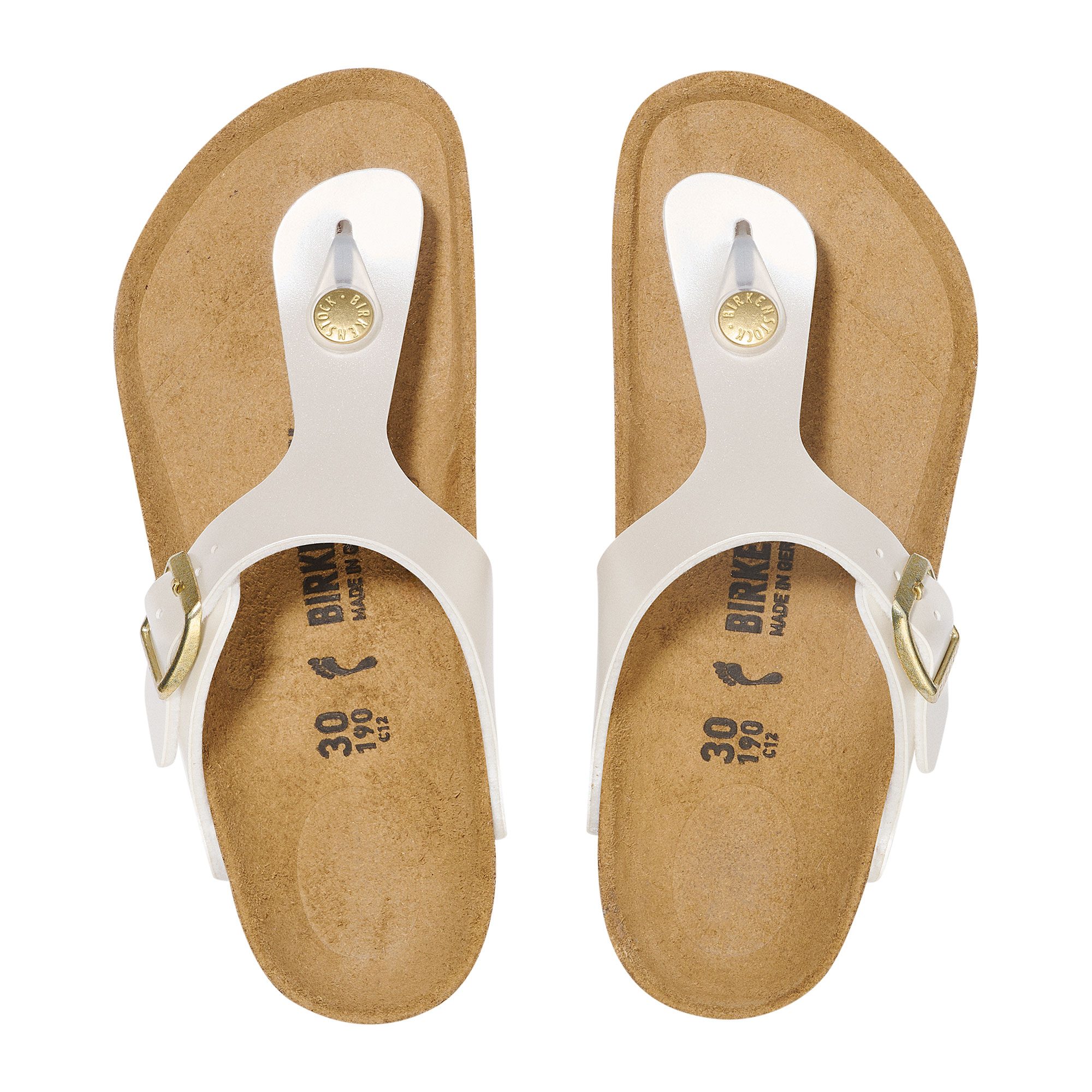 Birkenstock Gizeh Birko-Flor Sandale Kinder electric metallic pearl
