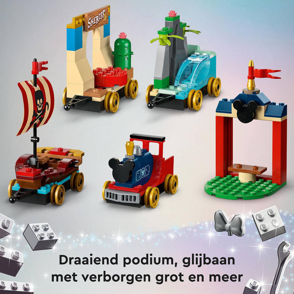 BjornDisney Feesttrein Bouwbaar Trein Speelgoed 100e Verjaardag Set 43212