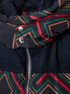 Casaco Tommy x Pendleton New York Stripe TH Monogram Puffer