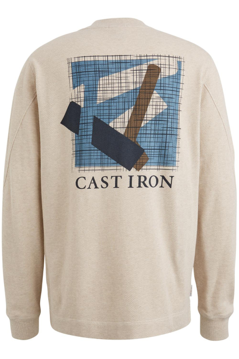 Cast Iron beige heren t-shirt