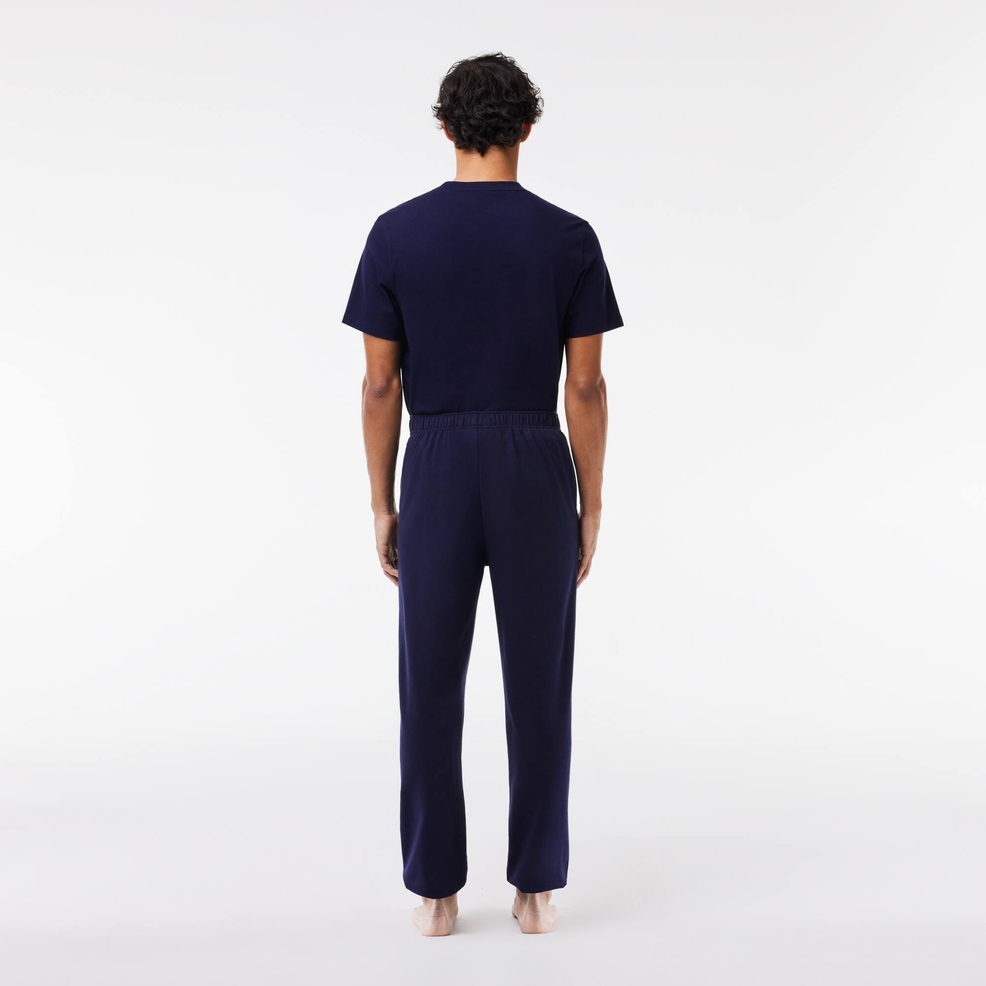 HERREN-JOGGINGHOSE AUS BAUMWOLL-FLEECE-MISCHUNG Loungewear - Blau - Lacoste - Herren