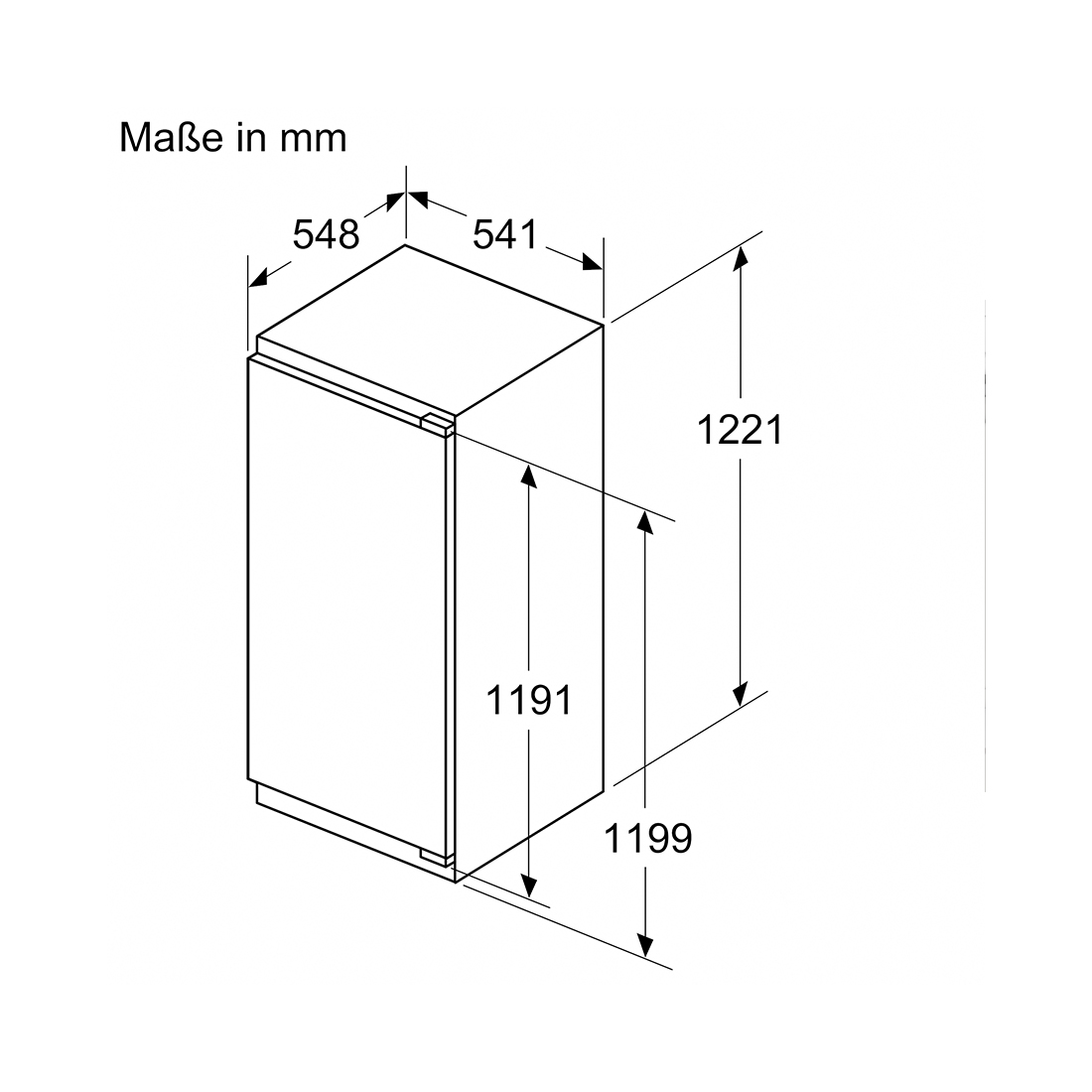 Bosch KIL42VFE0 Einbau-Kühlschrank