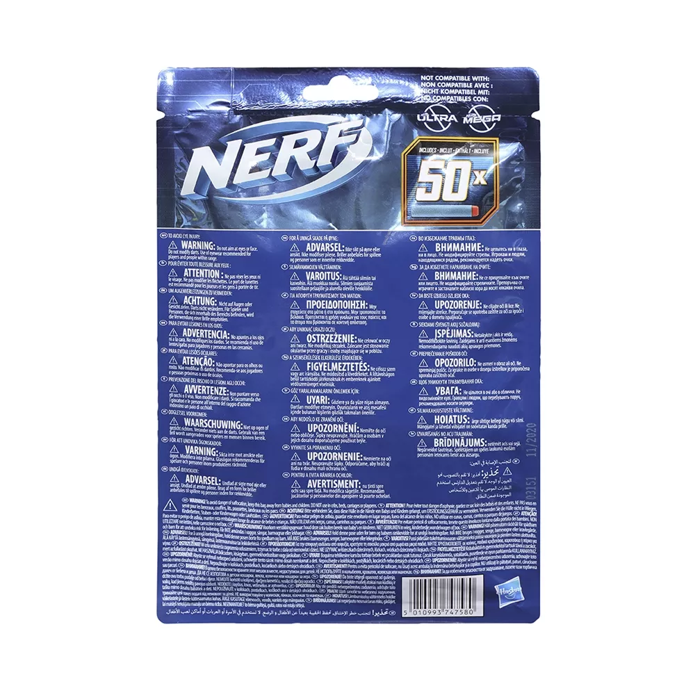 Hasbro Nerf Elite 2.0 50er Dart Nachfüllpackung