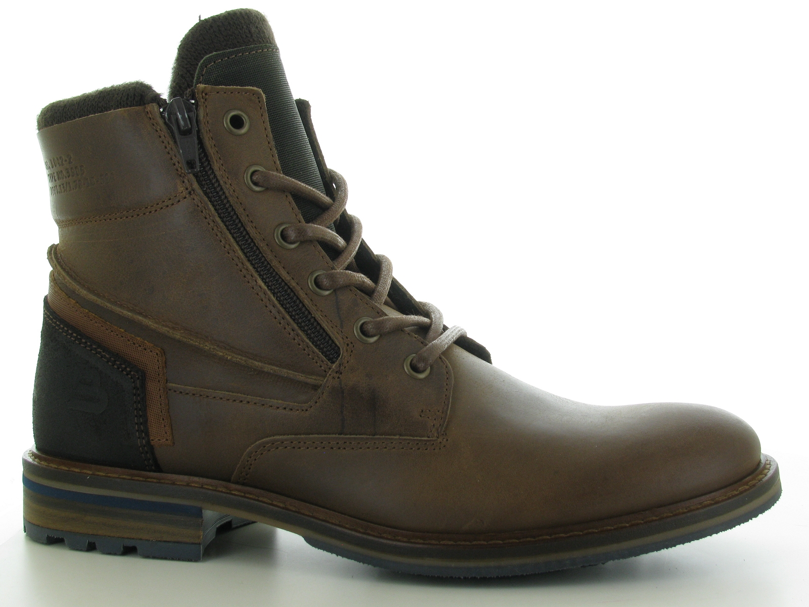 Bull boxer-791-K8-0637A Cuir Marron Clair