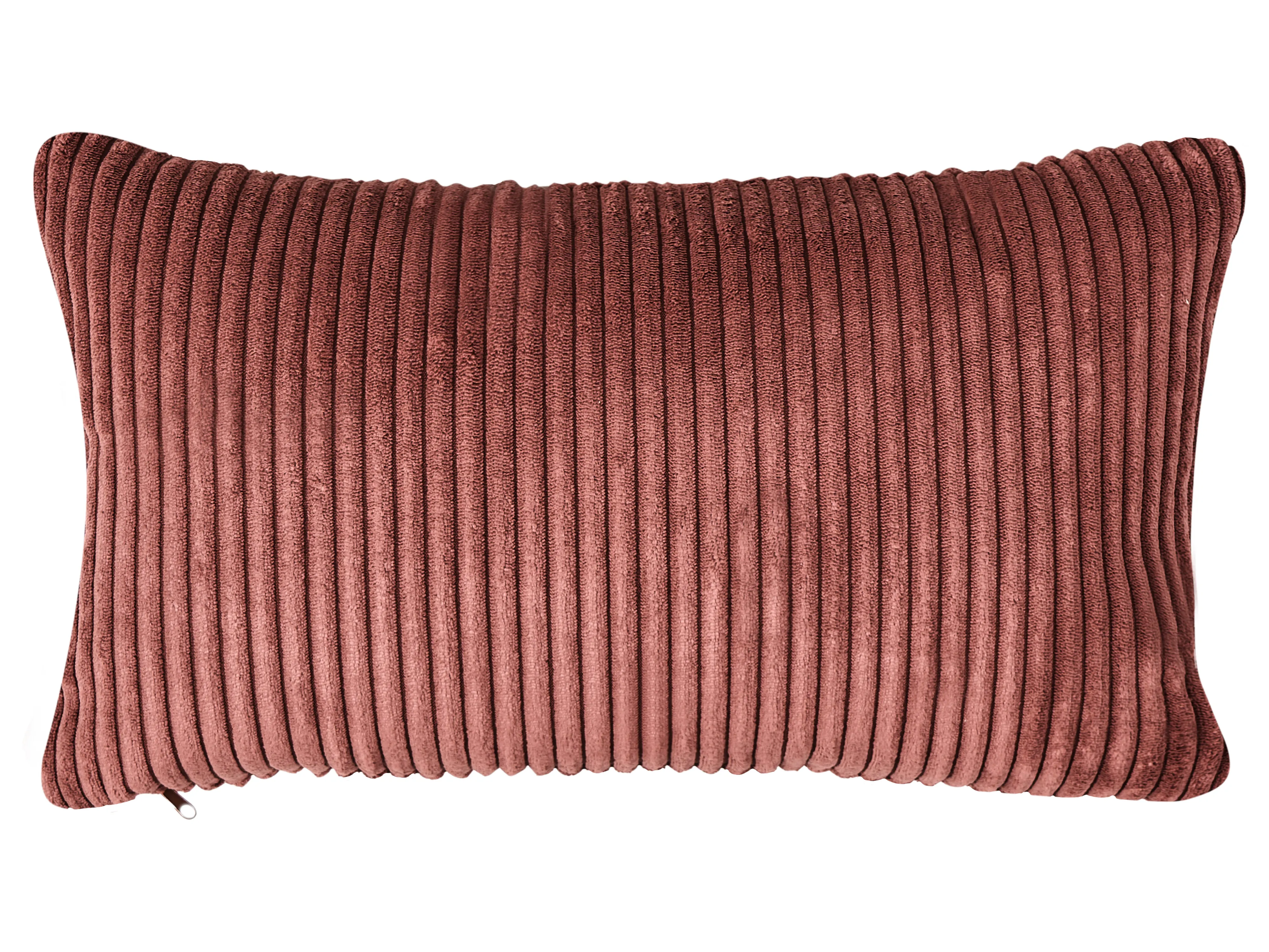 Linkszijdige chaise longue VANVEY Corduroy Rood