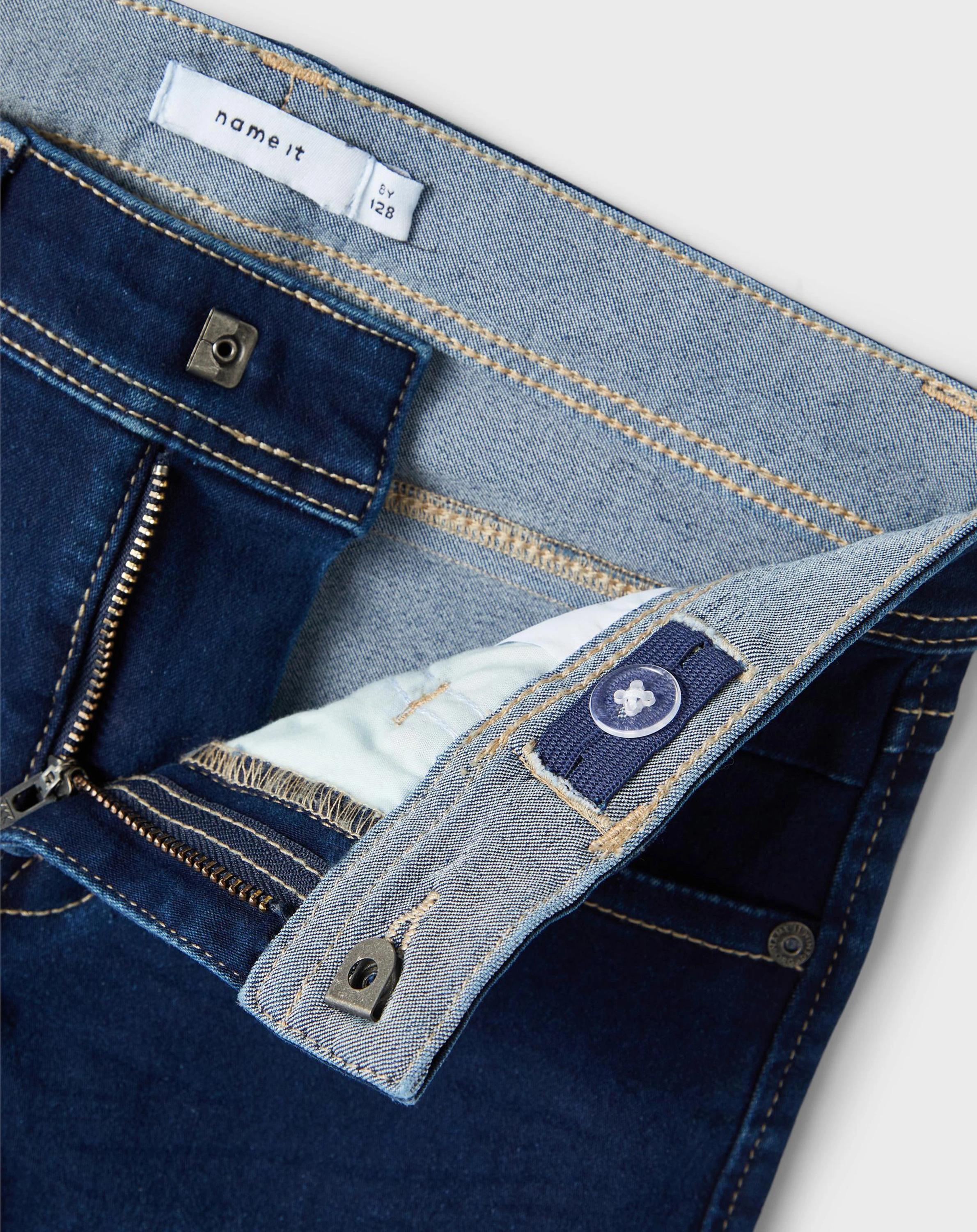 Jeanshose NKMSILAS XSLIM in dark blue denim