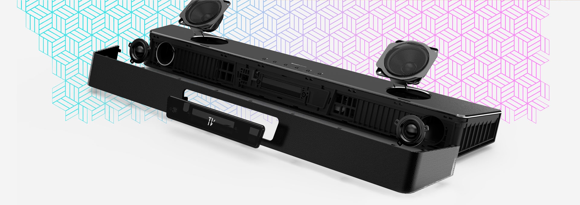 Creative Soundbar »Sound Blaster Katana V2X« 2.1 (A2DP Bluetooth | AVRCP Bluetooth | Bluetooth App-Steuerung | Bass- und Lautstärkeregelung | Beleuchtungseffekte | Equalizer | Steuerung per TV Fernbedienung | USB-Wiedergabe 90 W) Bluetooth