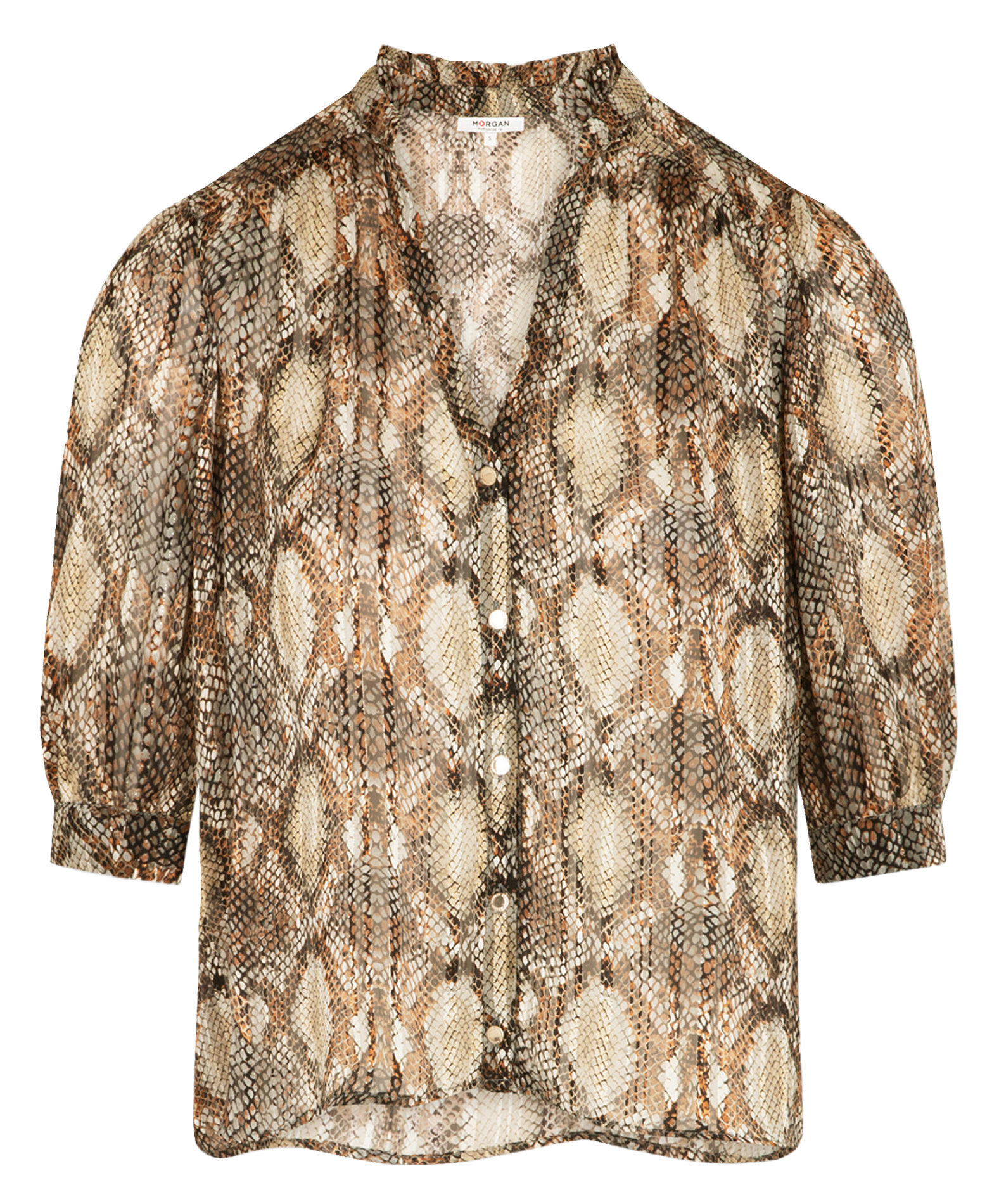 CLIPA.F - Chemise manches 3/4 imprimée | Multicolore