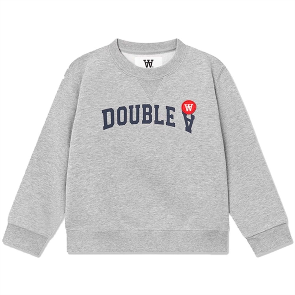 Køb Wood Wood Grey Melange Rod Ivy Sweatshirt