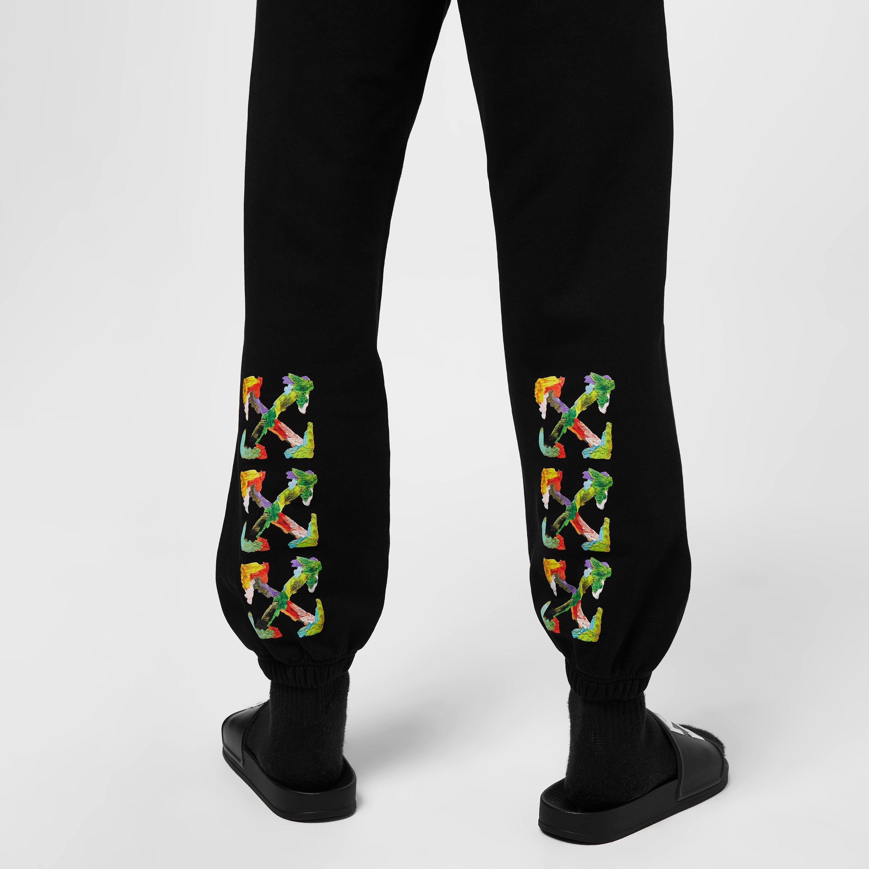Off White Brush Arrow Track Pants
