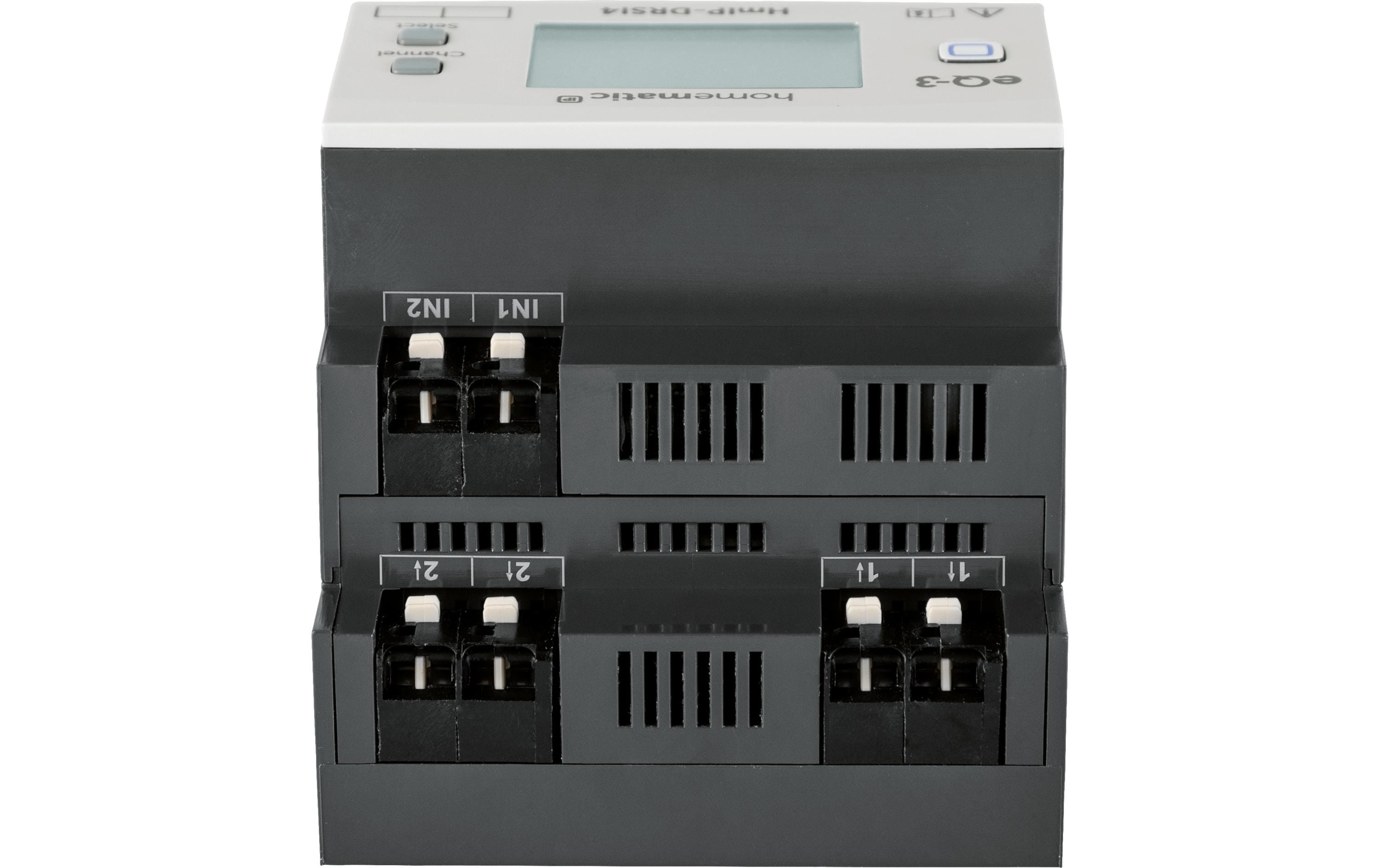 Smart Home Funk-Schaltaktor für Hutschienenmontage 4-fach<br>DIN-Rail Funk-Schaltaktor 4-fach – HmIP-DRSI4