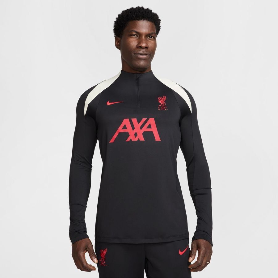 Liverpool Maillot d'Entraînement Dri-FIT Strike Drill - Noir/Rouge/Blanc