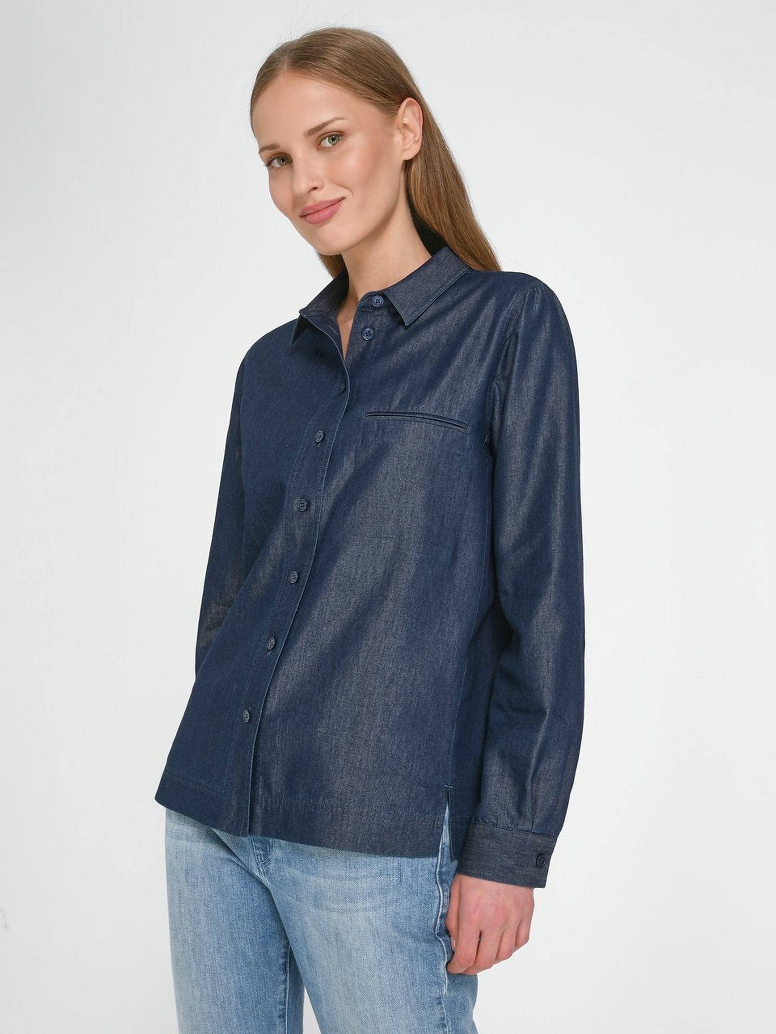 Jeans-Bluse