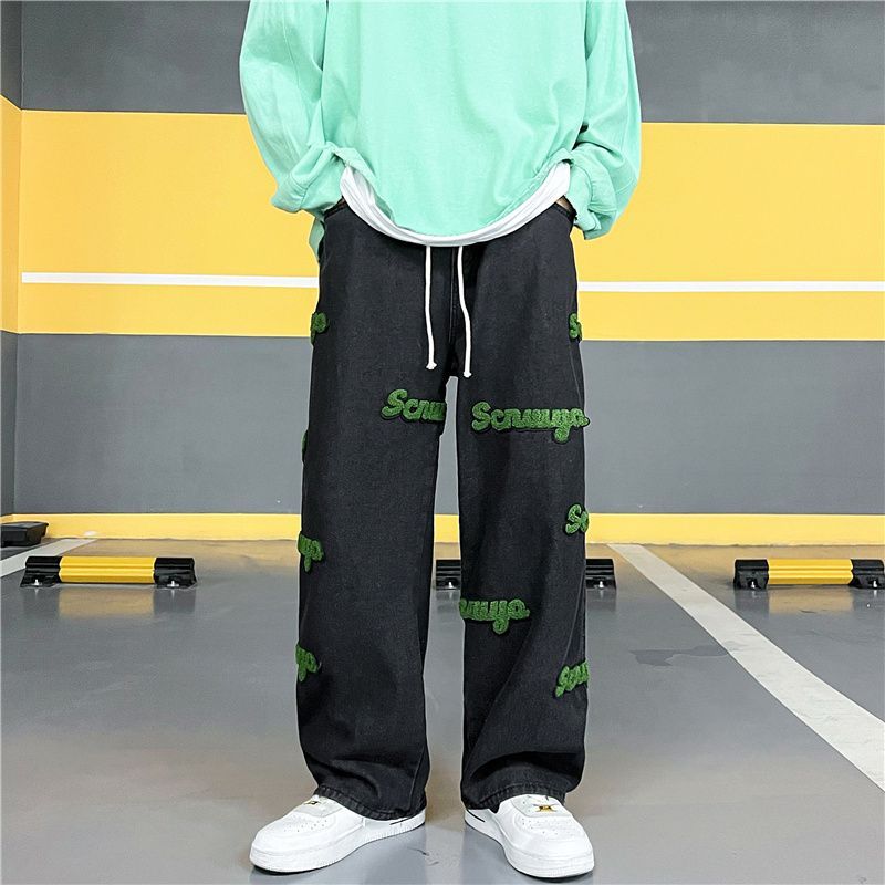 Antaeus - Lettering Straight Leg Jeans