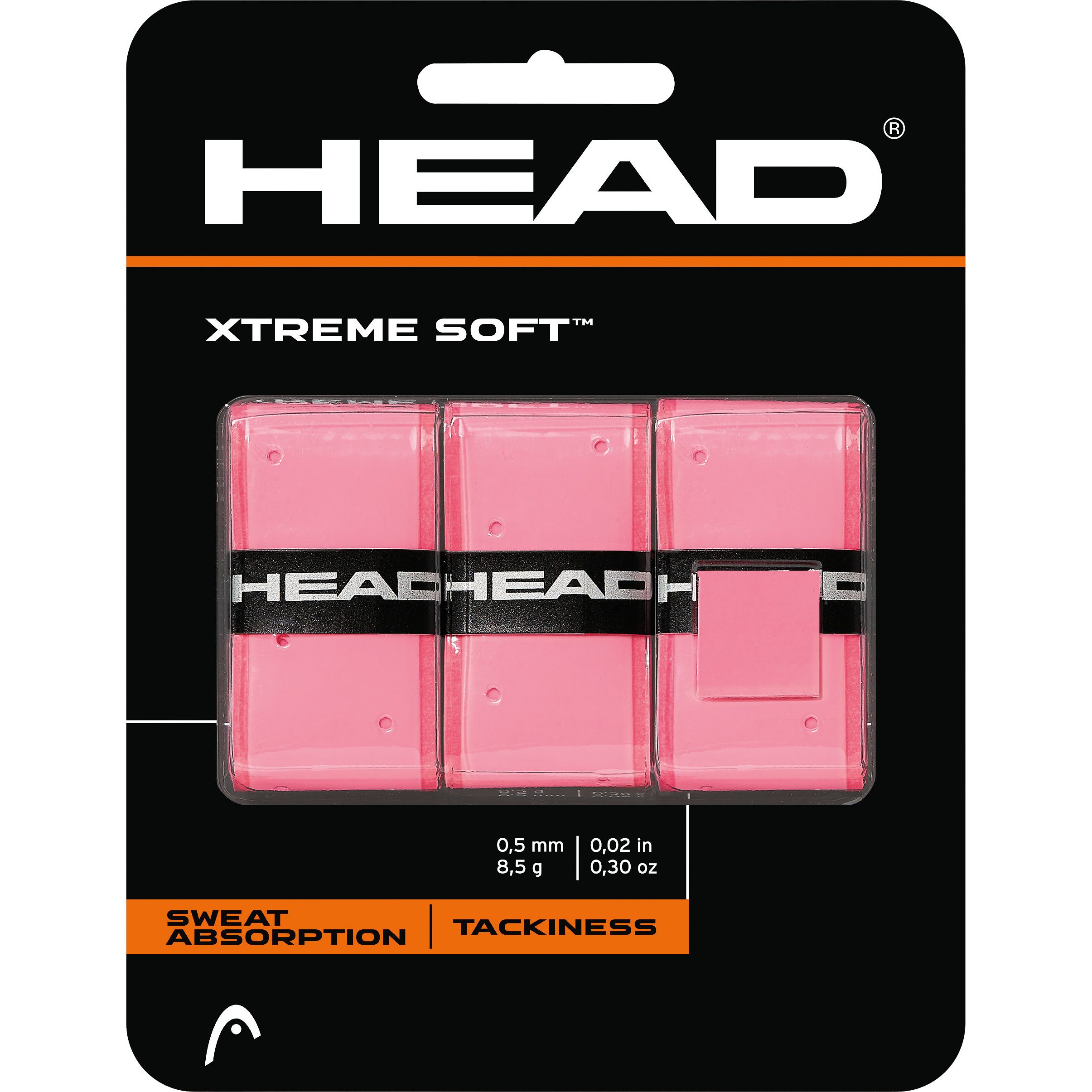 Head Xtreme Soft Griffbänder 3er Pack pink