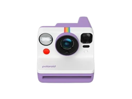 Polaroid Now, Lilla, Hvid, Automatisk, 0.4 - 1.3 m, Polaroid App, LED, USB Type-C
