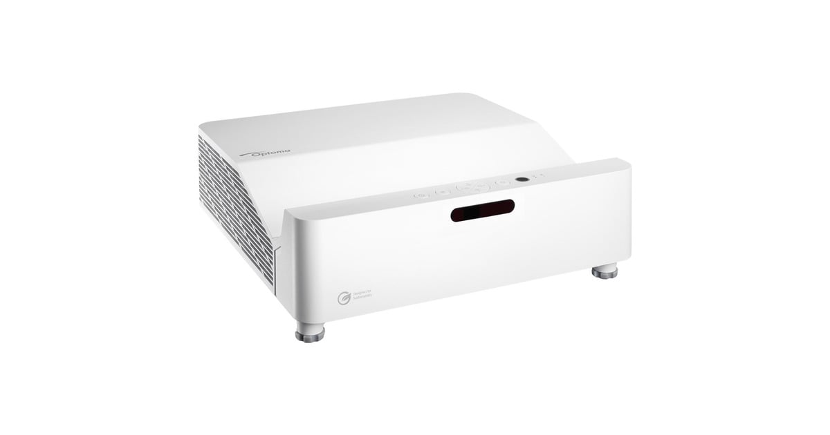 OptomaZW410UST Compacte Ultra korte afstand DLP-projector  (Wit, 4000 ANSI Lumen)