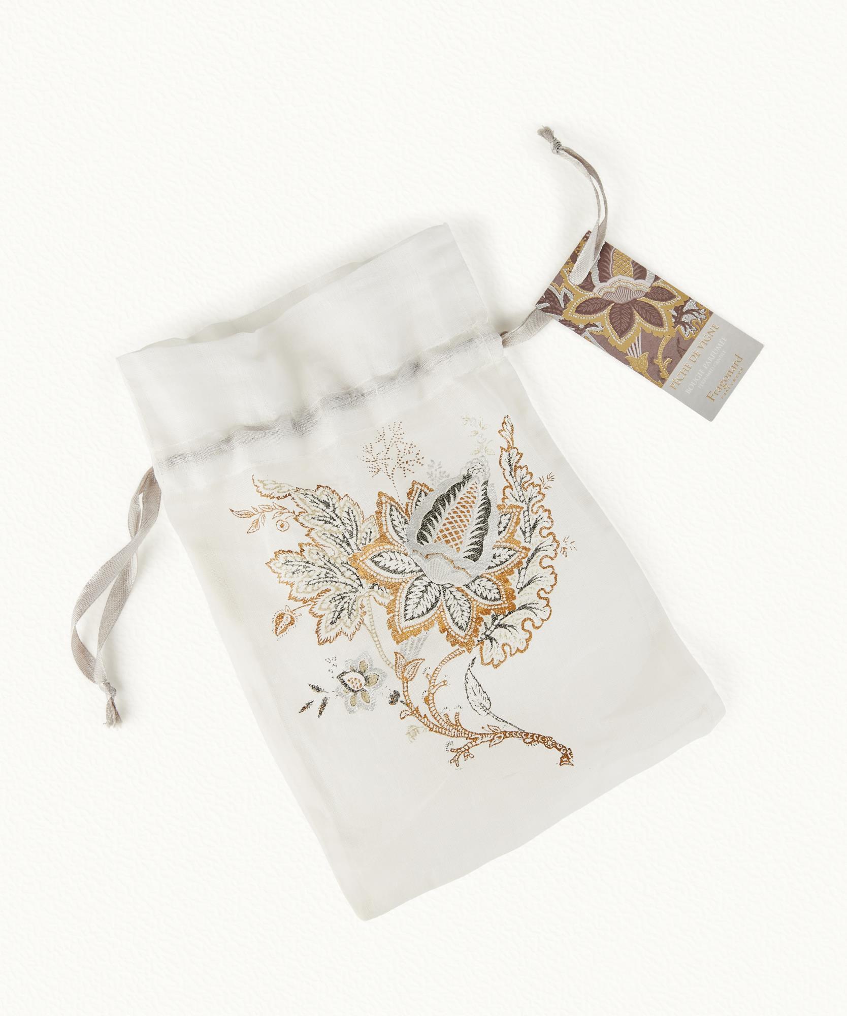 Bougie en pochon  Pot de porcelaine 200 g - Pêche de vigne
