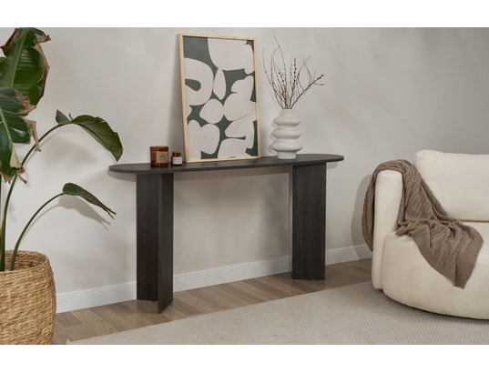 CONCEPT1 - Console Sira Lumière noir 150 x 35 x h75cm