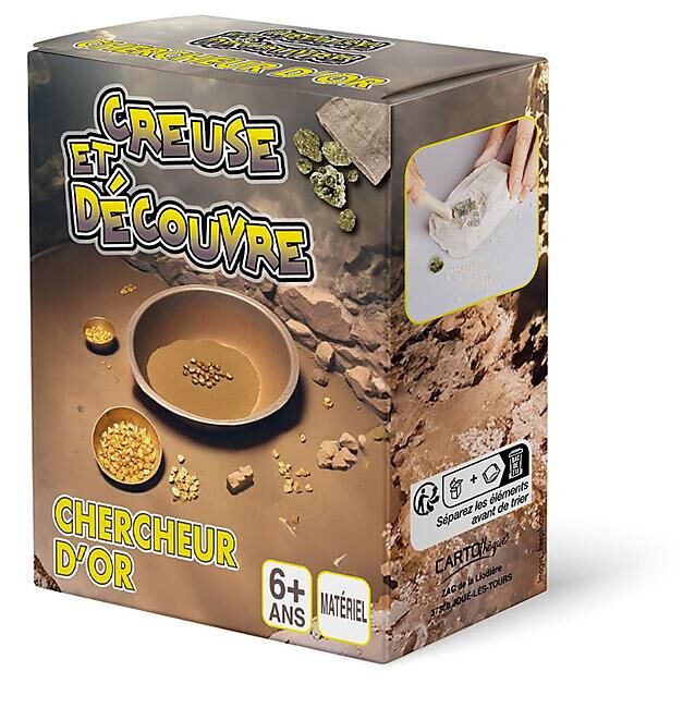 CARTOTHEQUE - CREUSE ET DECOUVRE CHERCHEUR D'OR