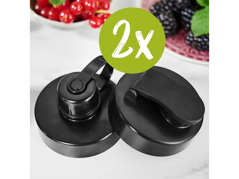 Gastroback Smoothie Maker Mix & Go Schwarz/Silber Smoothie-Bereiter