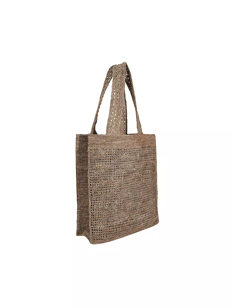 IBELIV Strohtasche - Shopper FASIKA braun
