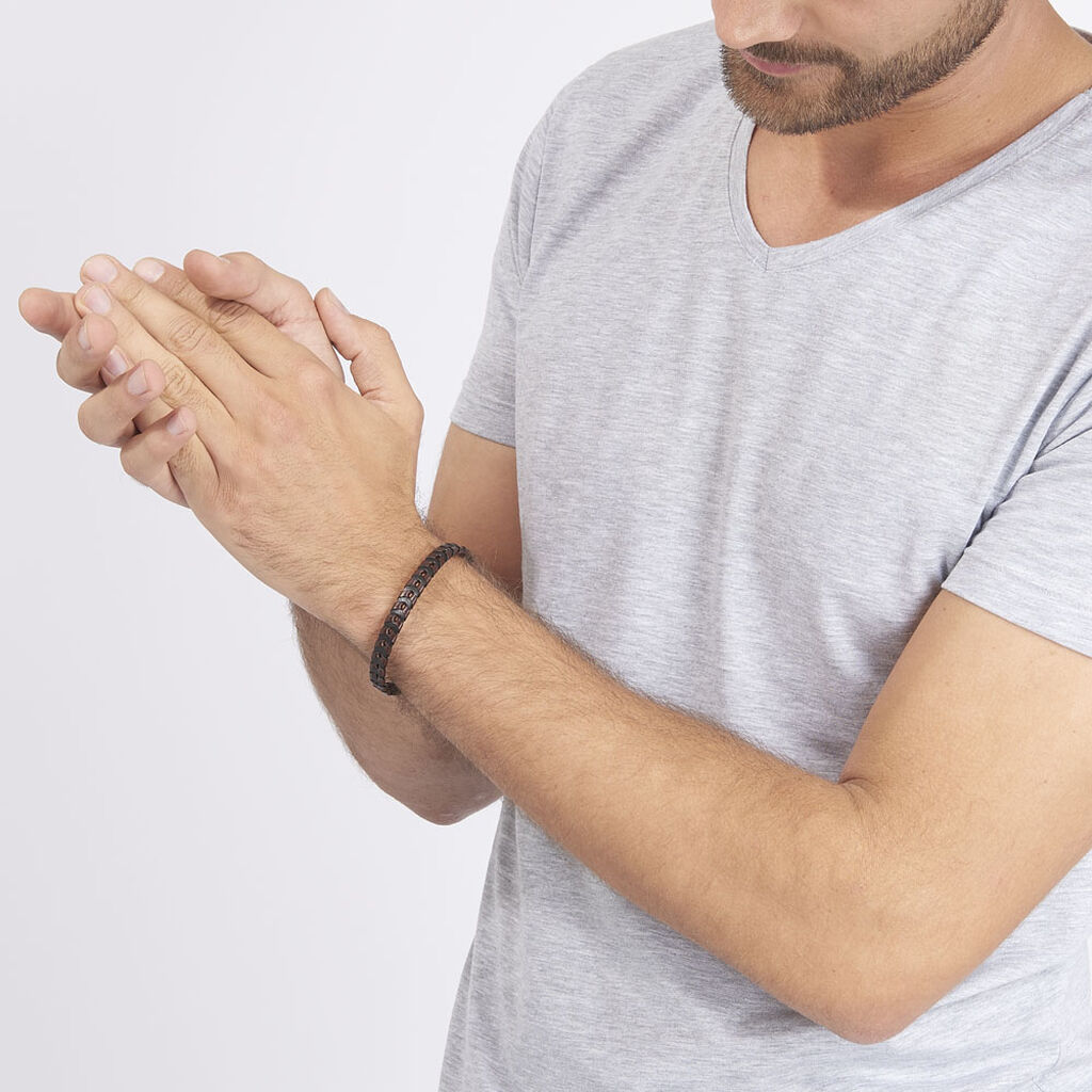 Bracelet Acier Blanc Yannis
