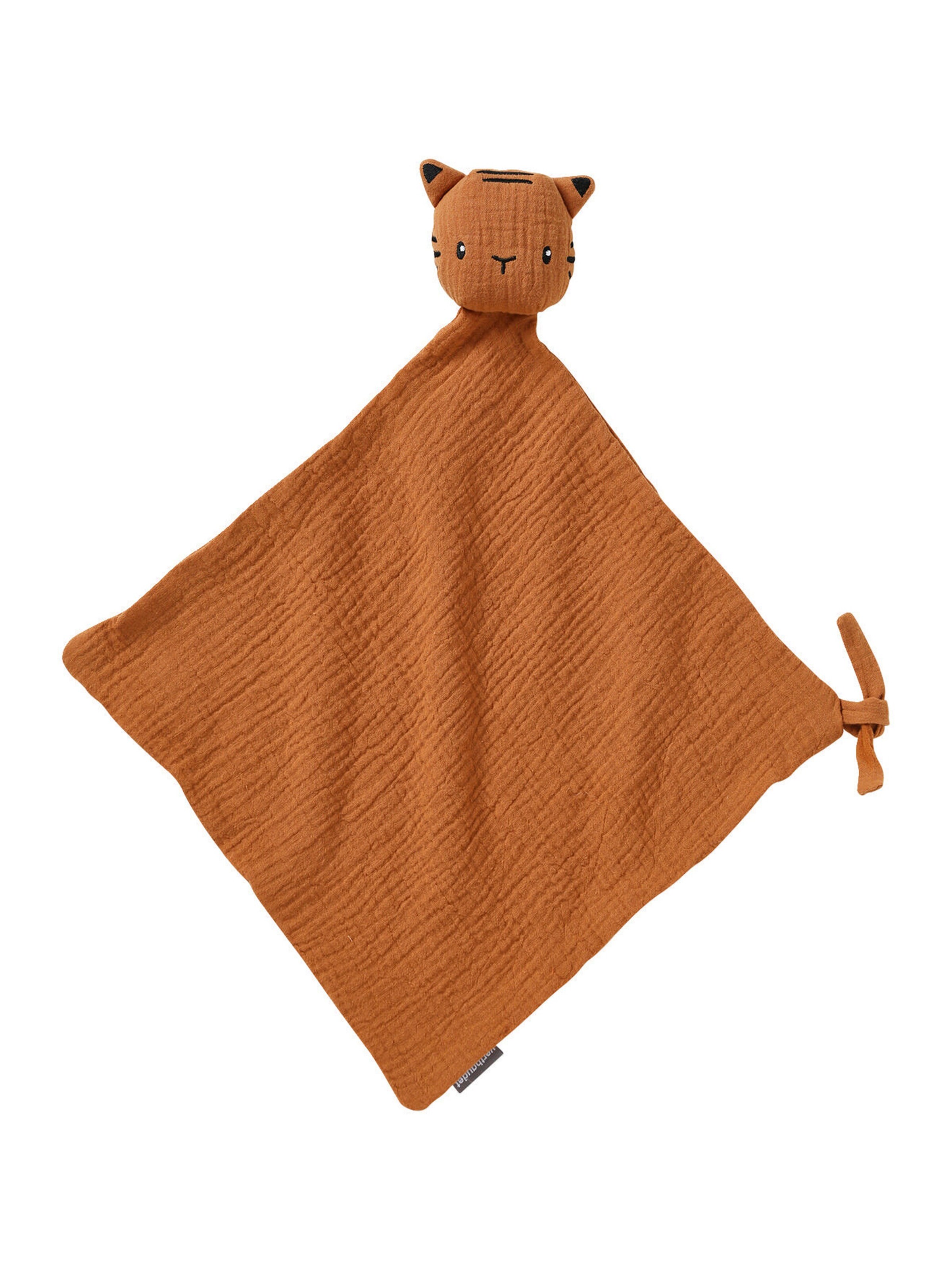 Vertbaudet Baby Geschenk-Set: Schmusetuch, Rassel & Stofftuch orange/tansania