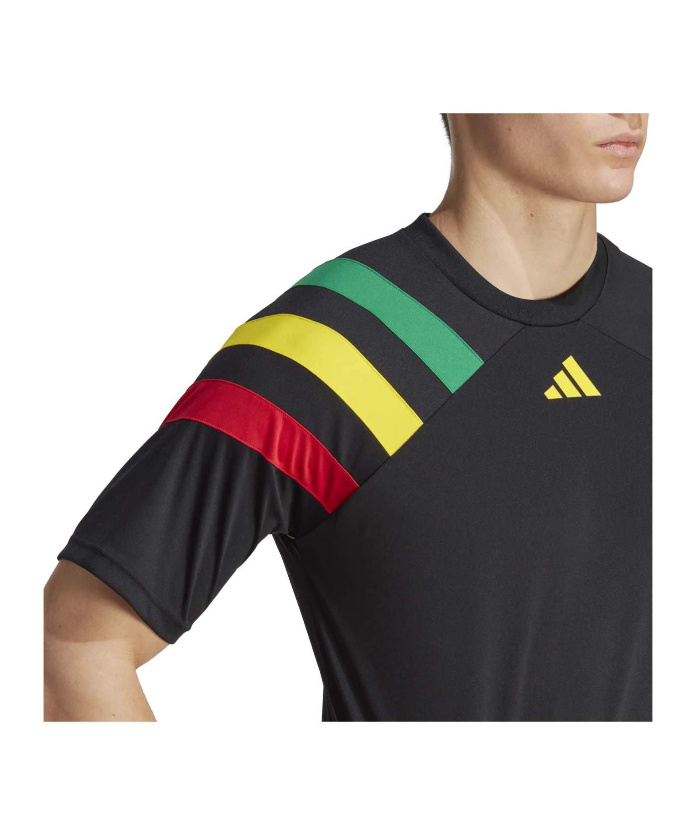 adidas Fortore 23 Trikot Schwarz Grün Gelb