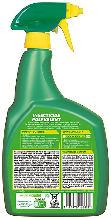 Insecticide végétal Fertiligène prêt à l'emploi 800ml