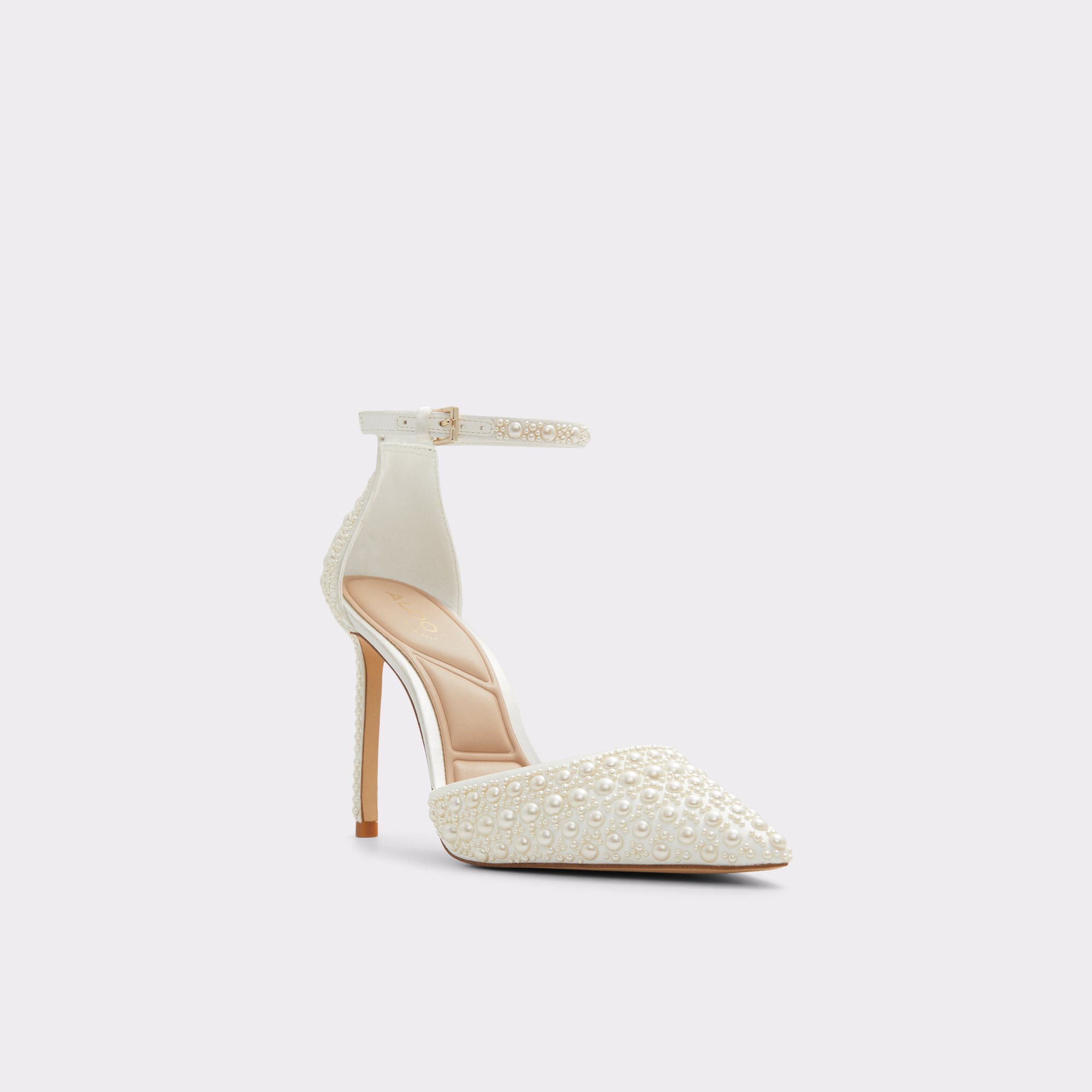 Derperla White Women Strappy Heels
