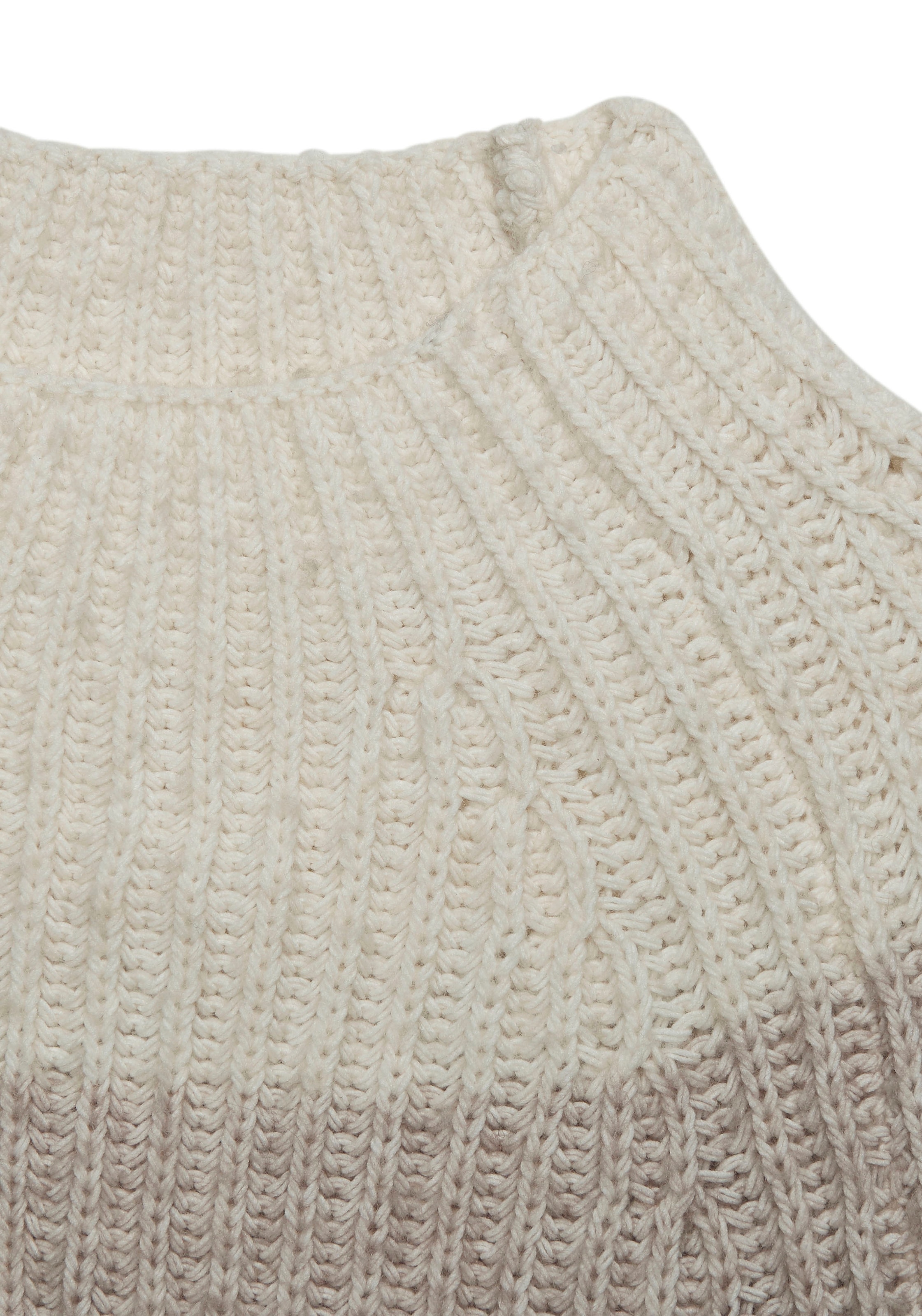 LASCANA Stehkragenpullover , mit modischem Farbverlauf, Strickpullover
