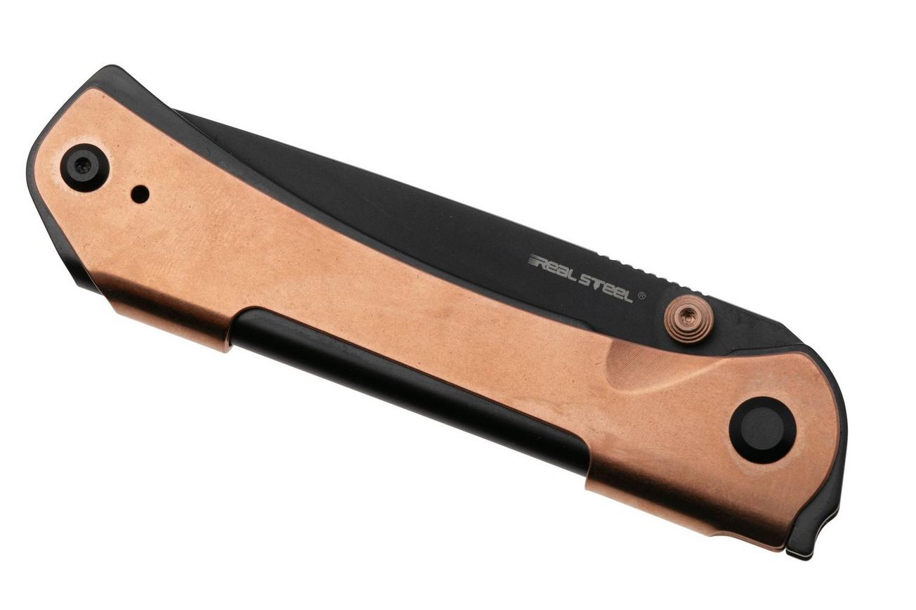 Real Steel SYLPH 7141GB, Black Nitro-V, Rose Gold Hardware zakmes, Poltergeist design