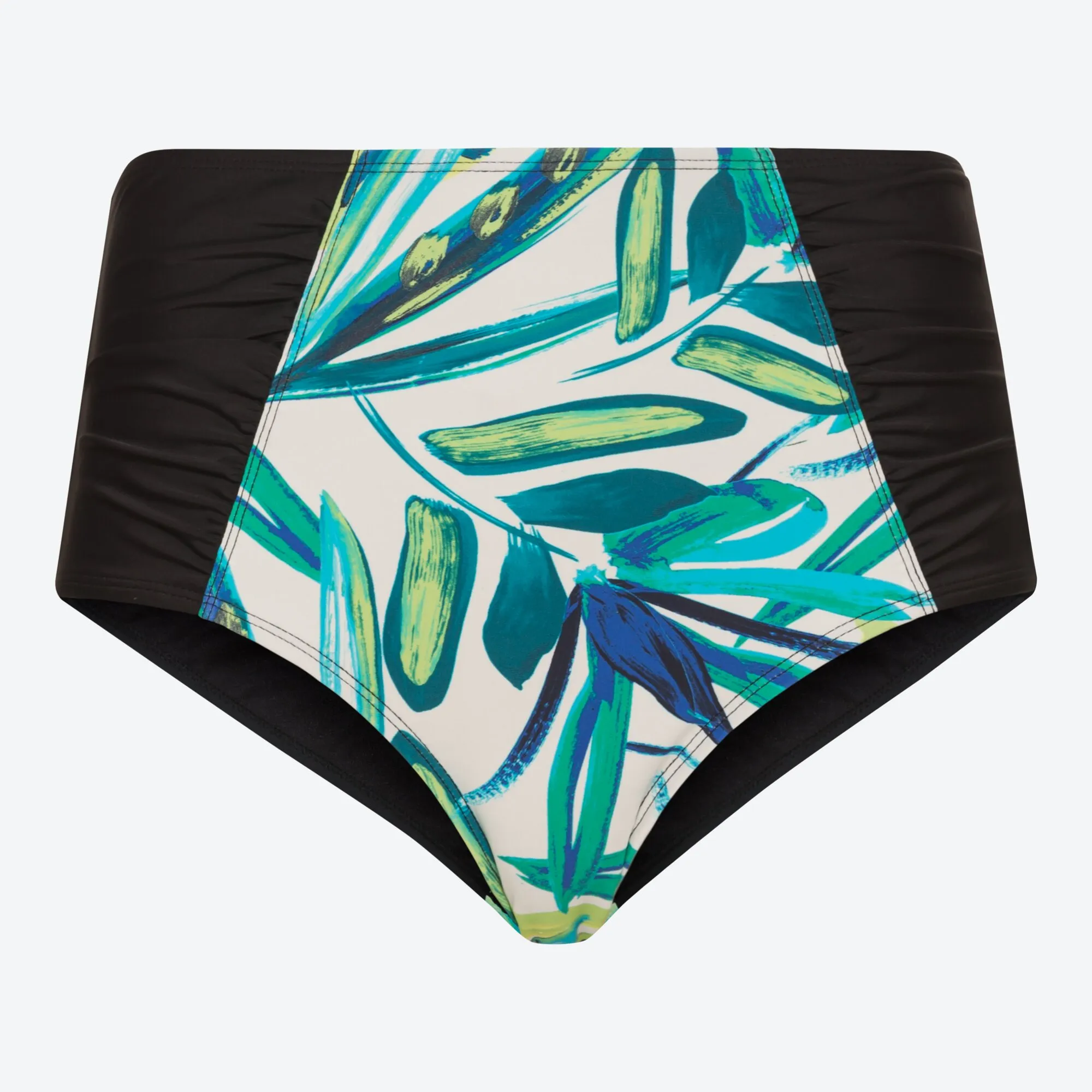 Damen-Bikinihose mit Blatt-Design
