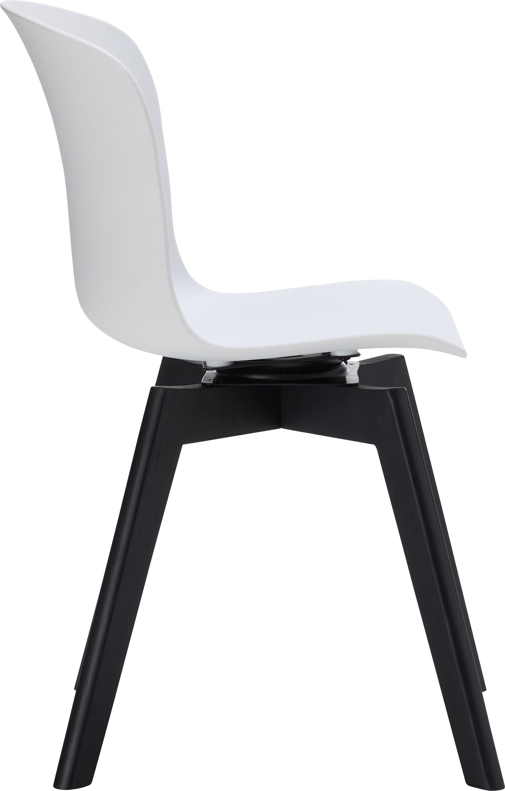 GIANNI Stuhl - Weiss / B: 46.5 cm x T: 54.5 cm x H: 84.0 cm