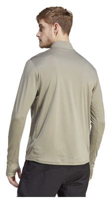Haut 1/2 zip adidas running Own The Run Gris