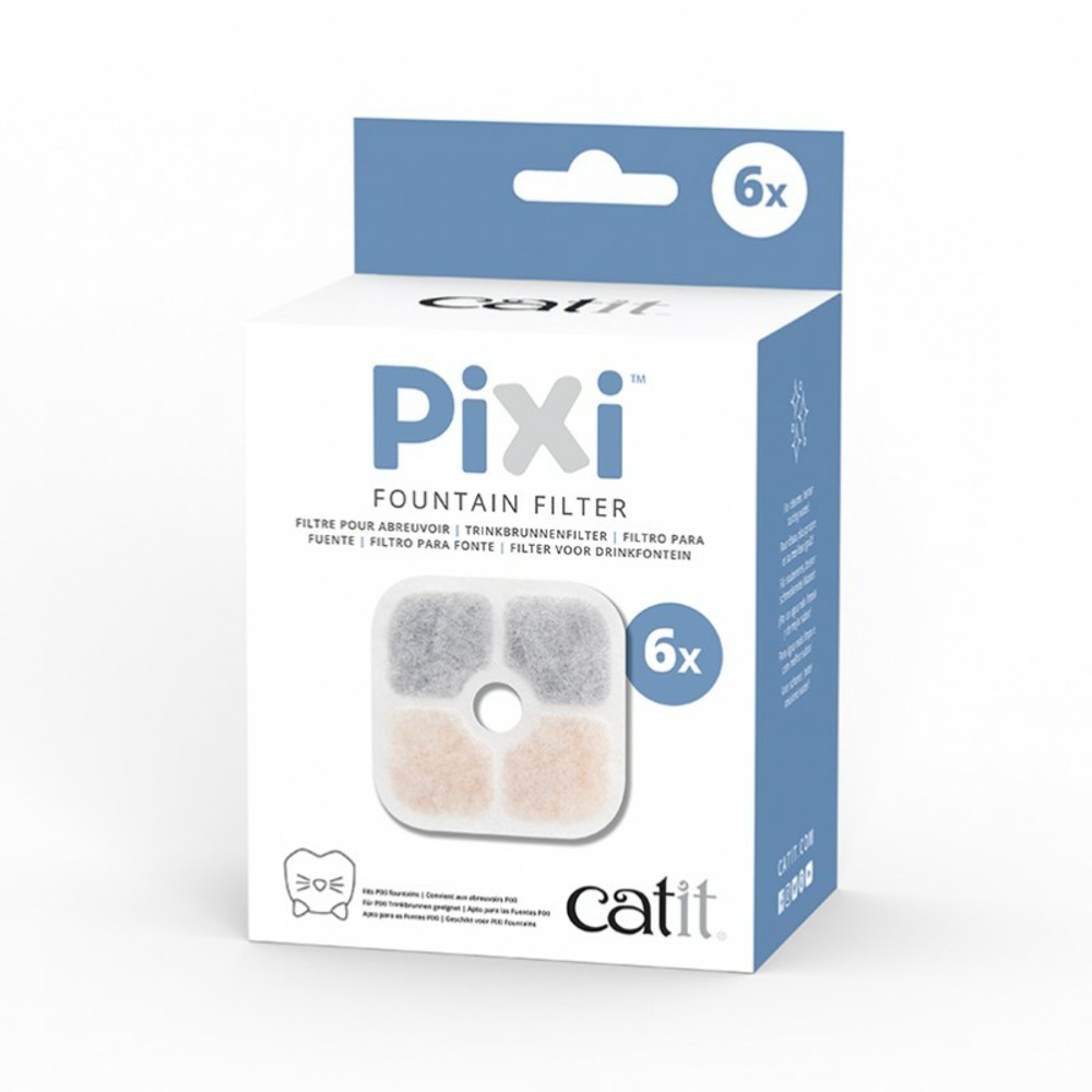 Cat it lot de 6 filtres de rechange pour fontaine 43722