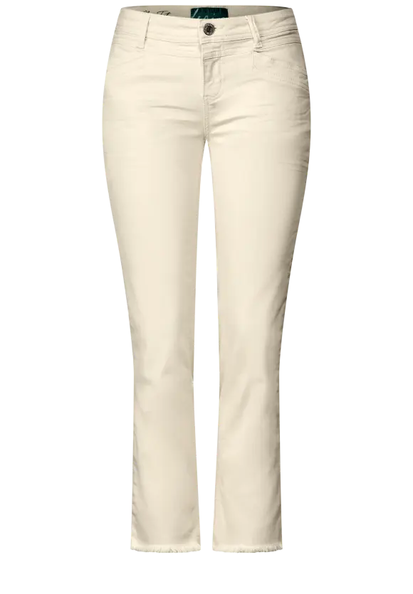 Beige Slim Fit Jeans - ecru washed