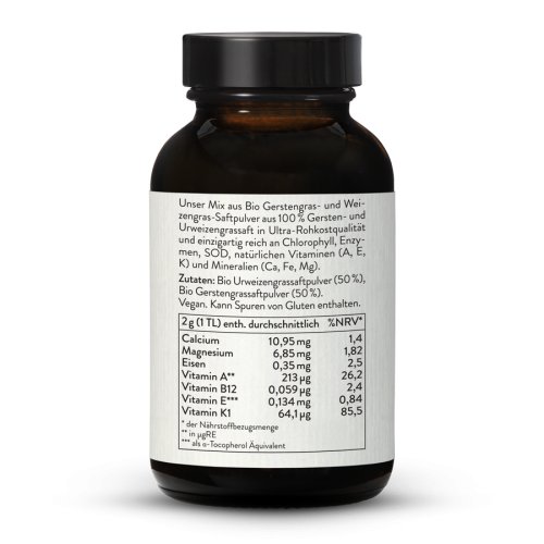 Sunday Natural Products  Bio Weizengras+ GerstengrasMix Saftpulver