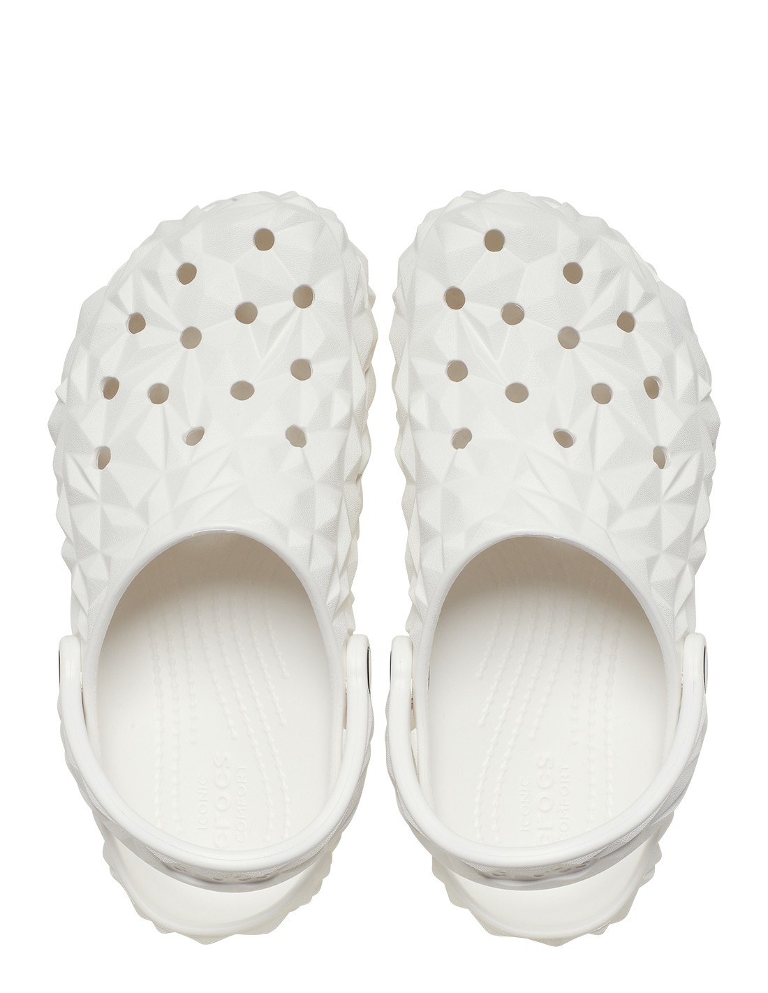 crocs Sabots Femme Classic Geometric Clog Whi Blanc