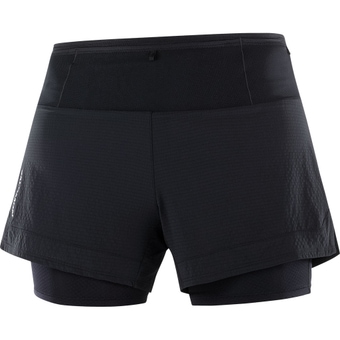Salomon Sense Aero 2-in-1 Shorts Deep Black Damen
