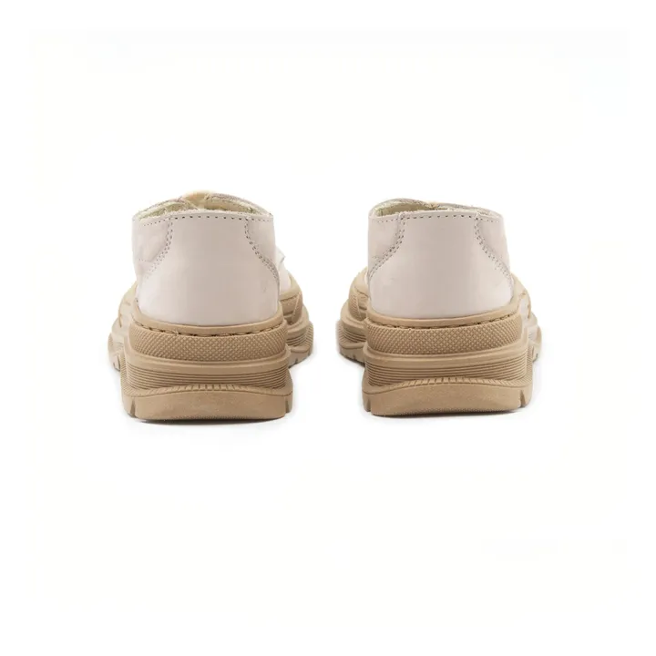 Pèpè Baskets Lacets Plateforme | Crème