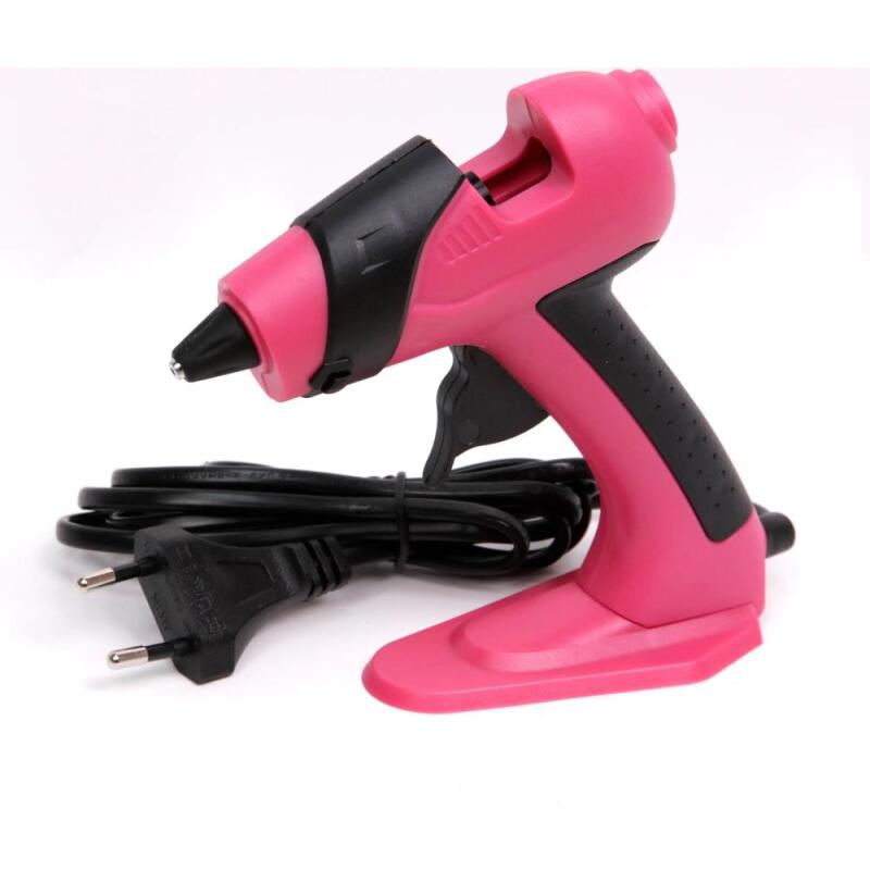 Petit pistolet cire spécial loisirs créatifs - fuchsia