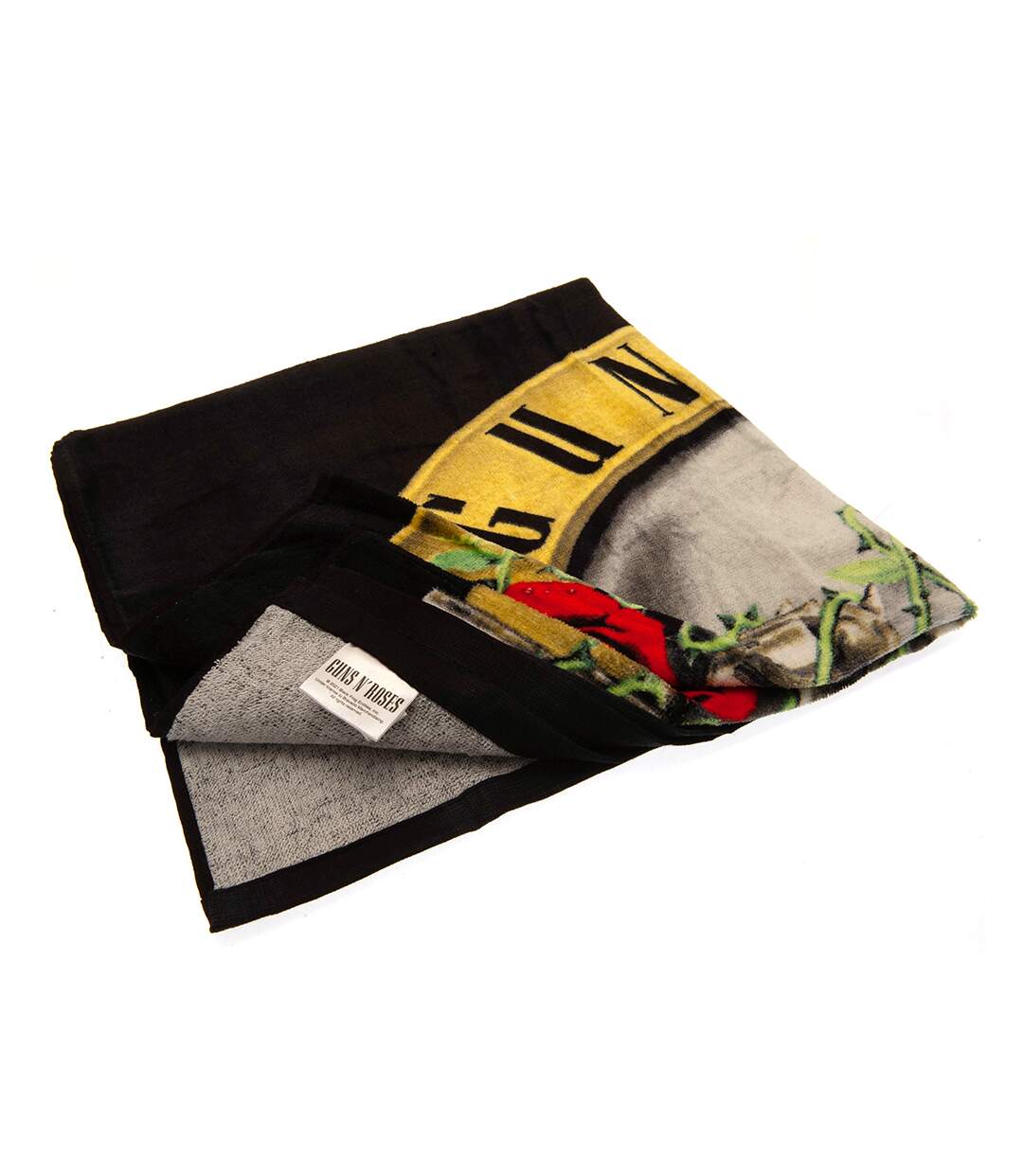 Guns N Roses - Serviette de plage (Noir / Jaune) - UTTA9850