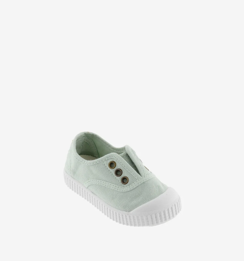 1915 INGLESA TENNIS TOILE DREC® ÉLASTIQUE Baskets en toile avec élastique pour enfant MELON