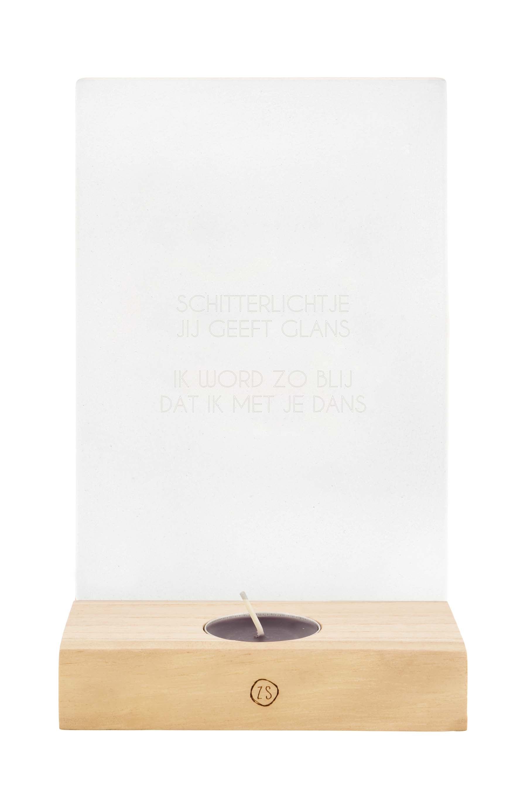 waxinelichthouder schitterlichtje
