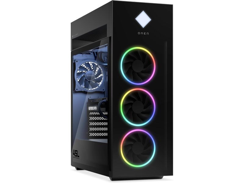 HP Gaming PC OMEN 45L GT22- 3758nz Performanter Gaming-PC im puristischen Design mit leistungsstarkem Intel-Prozessor und  RTX 5090 Grafikkarte