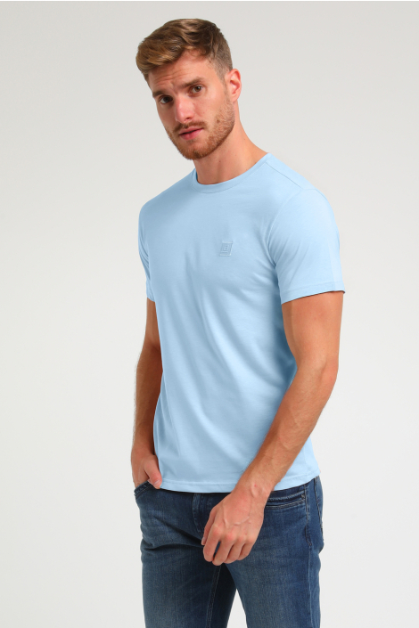Gabbiano blauwe heren t-shirt
