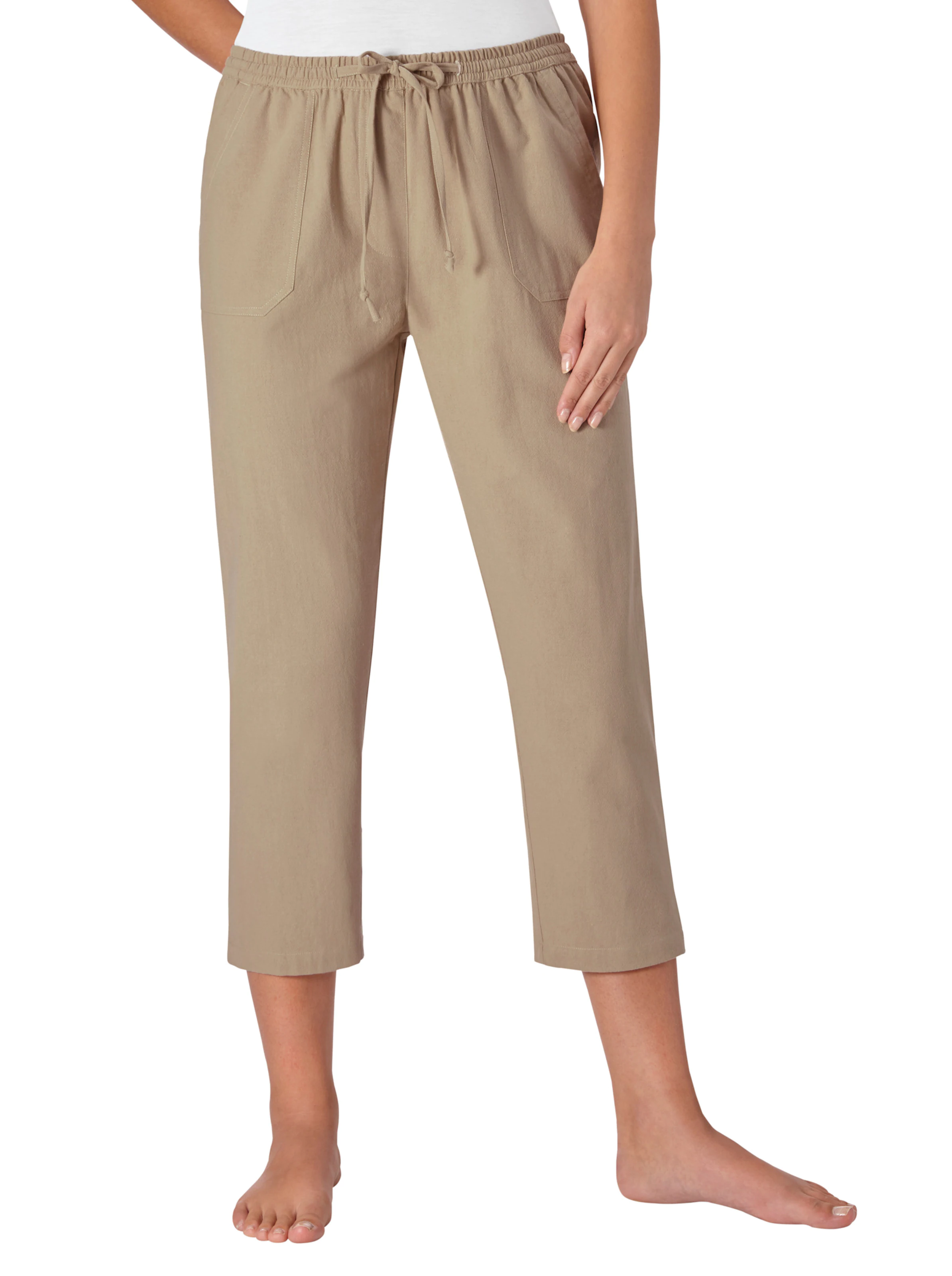 Schlupfhose in beige